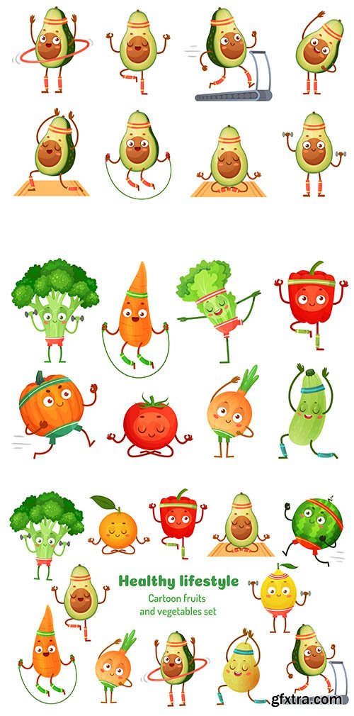 Sport fruits and vegetables