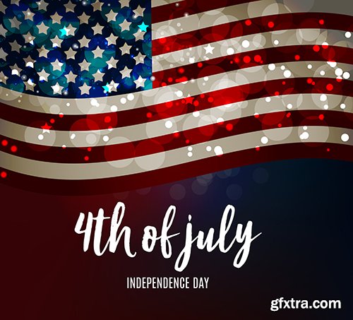 July 4 independence day in usa background