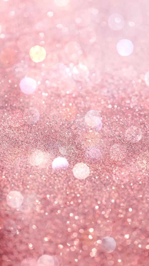 Pink white glitter gradient bokeh mobile phone wallpaper - 2280827