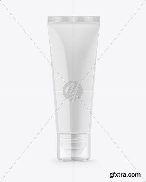Glossy Cosmetic Tube With Ball Mockup 61712