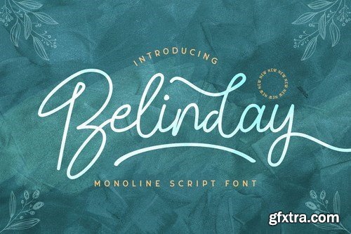 Belinday - Monoline Script Font