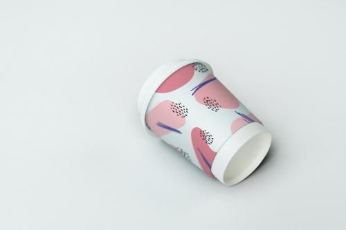 Takeaway coffee cup mockup design - 502703