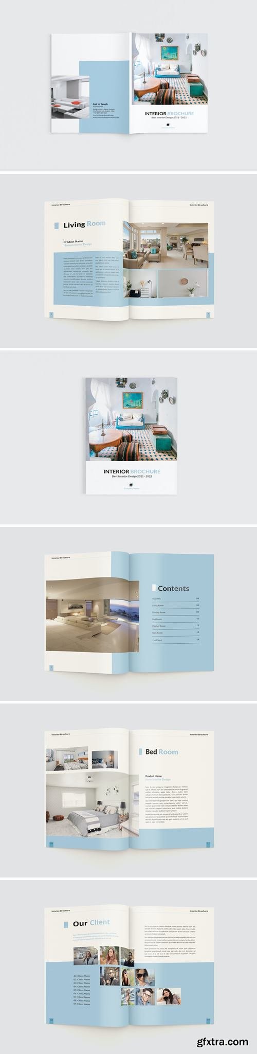 White Interior Design Brochure