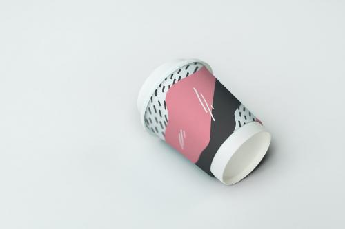 Takeaway coffee cup mockup design - 502721