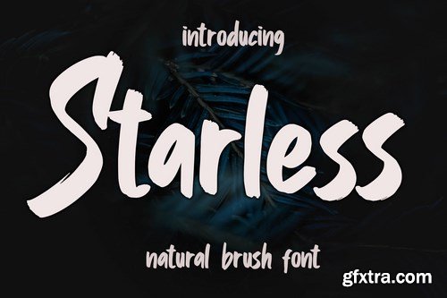 Starless Brush Font