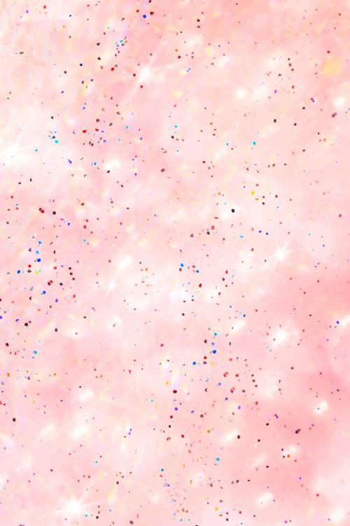 Soft pink sparkles confetti background background vector - 2280342