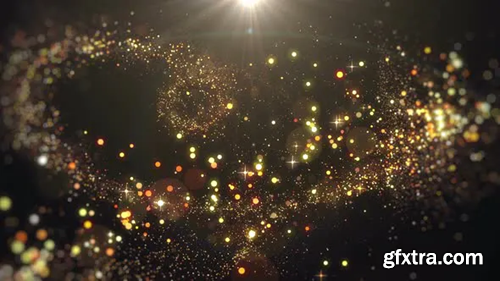 Videohive Gold Glittering Background 27103618