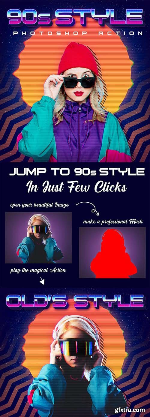 GraphicRiver - 90s Style Photoshop Action 26730215