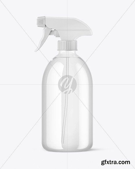 Clear Spray Bottle Mockup 61957