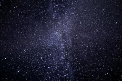 Beautiful milky way in the night sky - 2092682