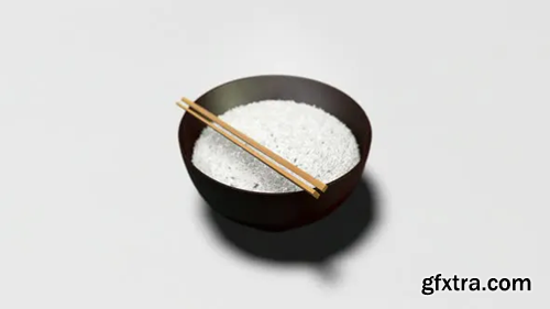 Videohive Rice Bowl Clean White Background 25169426