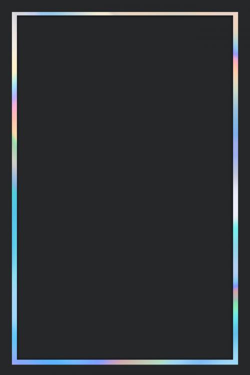 Holographic frame template vector - 2222993