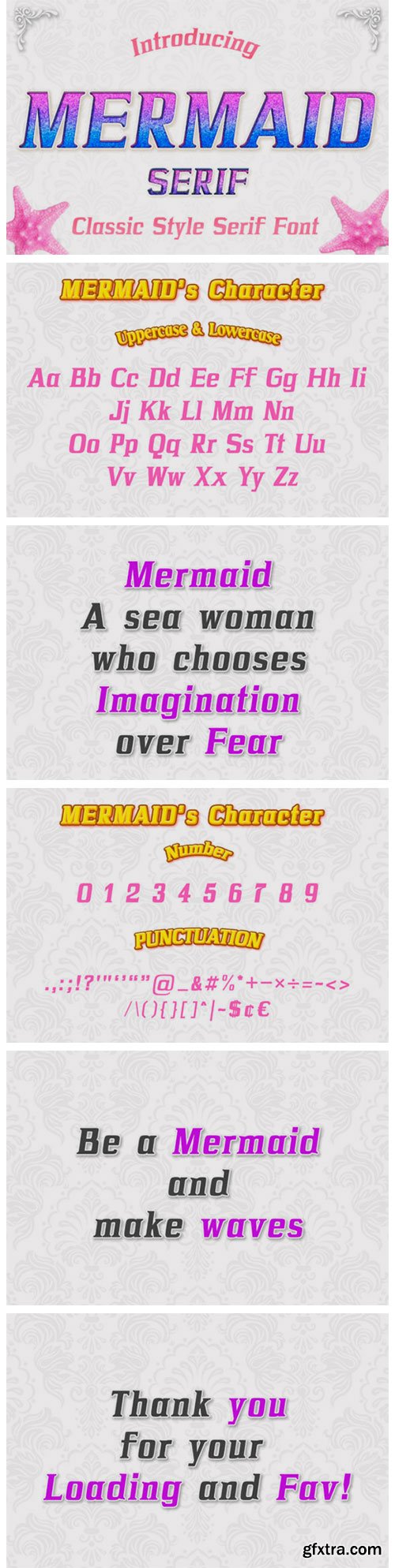 Mermaid Serif Font