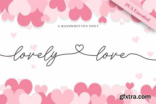 Lovely Love - Handwritten Font
