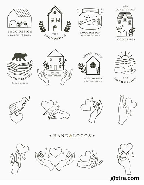 Hand-Draw Logo Collection