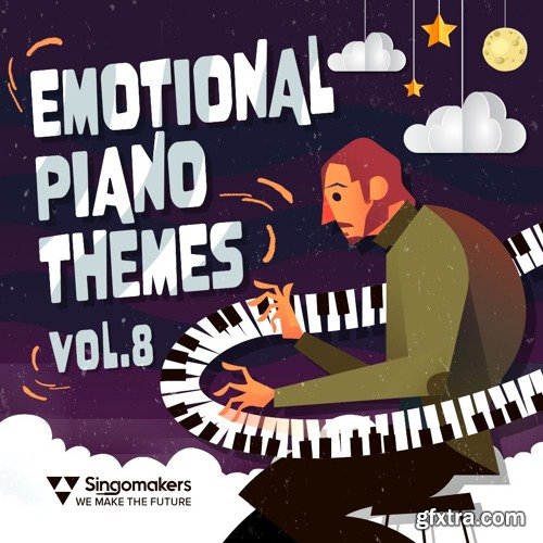 Singomakers Emotional Piano Themes Vol 8 WAV MiDi