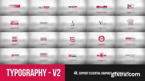 Videohive Typography Essential V2 23352384