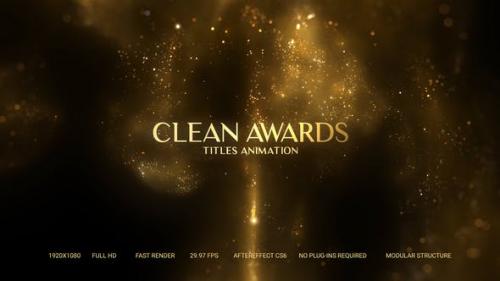 Videohive - Golden Particles Award Titles - 26992380