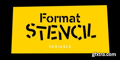 -OC Format Stencil Font Family