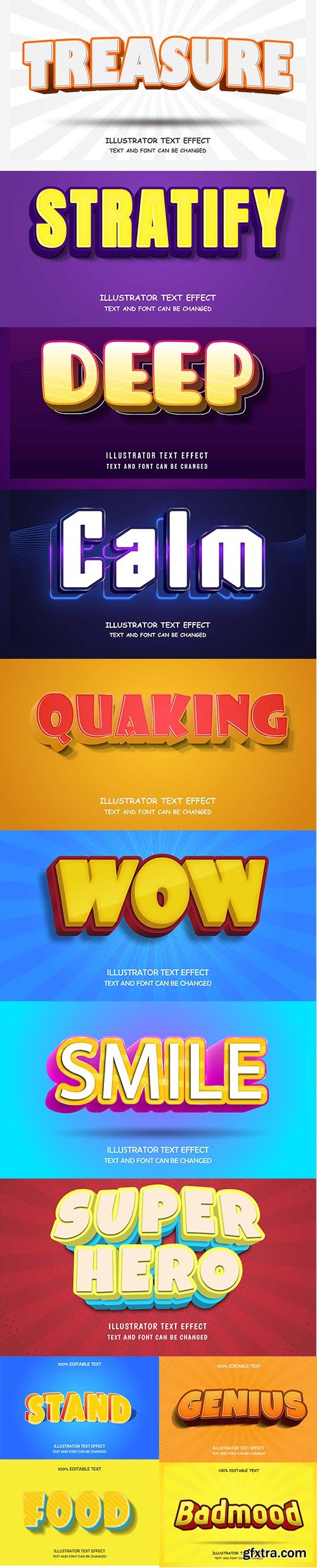 12 Creative Modern Text Effect Style