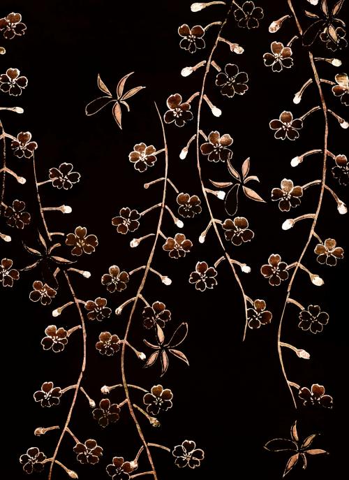 Cherry blossom vintage illustration vector, remix from original artwork. - 2266895