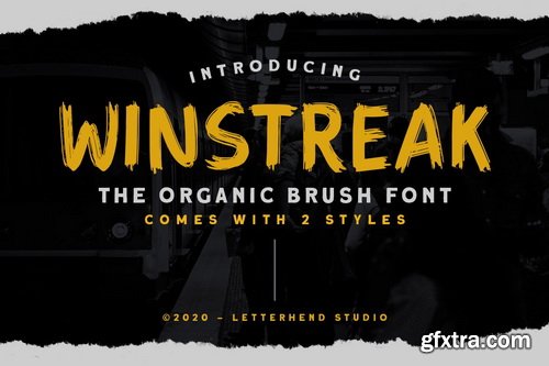 CreativeMarket - Winstreak - Brush Font - 5069009