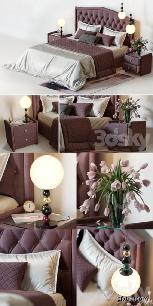 Bedroom Askona fixtures from the designer Fredrik Mattson