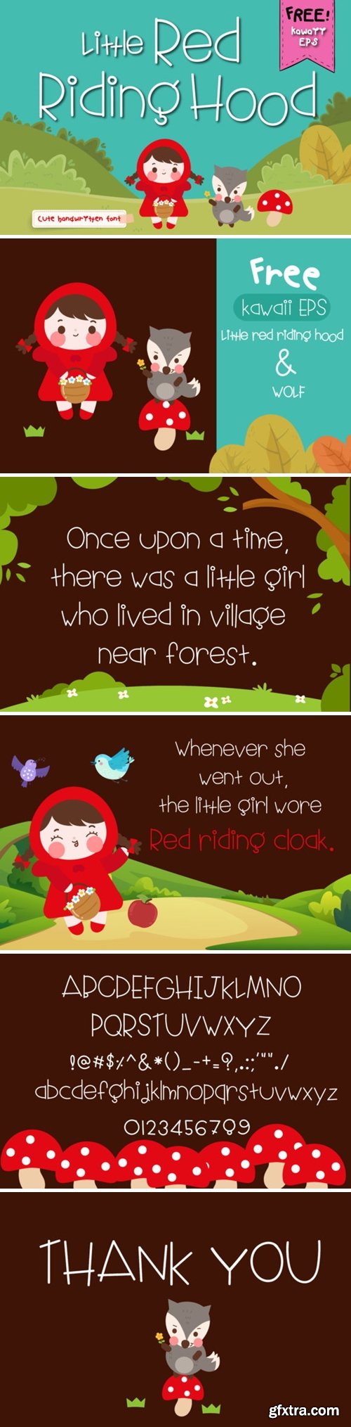 Little Red Riding Hood Font