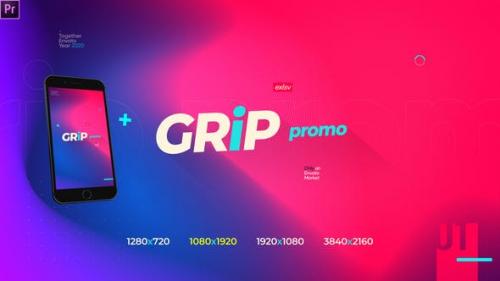 Videohive - Grip Modern Gradient Opener Promotion Instagram Storie Preimere Pro Essentials - 27232599