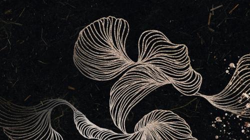 Shiny swirly abstract art wallpaper vector - 2027840