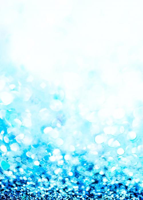 Shiny blue glitter textured invitation card - 2280417