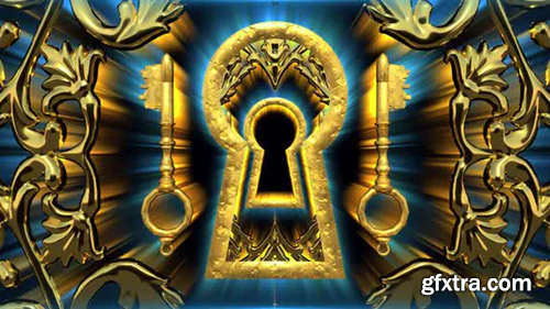 Videohive Gold Keyhole 27246781