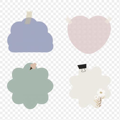 Notepapers collection transparent png - 2026325