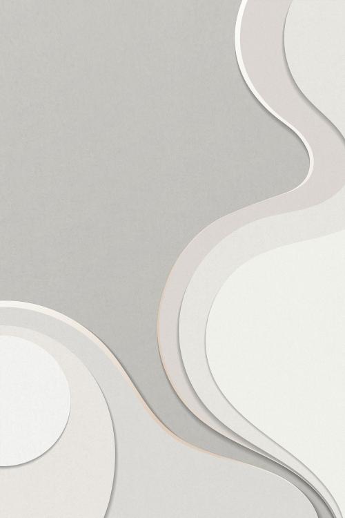 Abstract beige curve background vector - 2050188