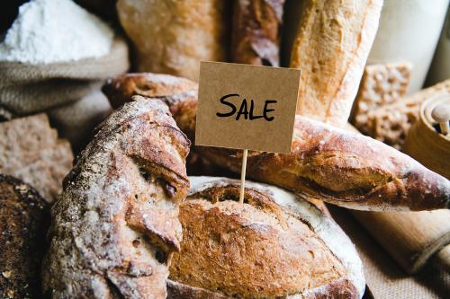 Homemade fresh bread on sale - 485795