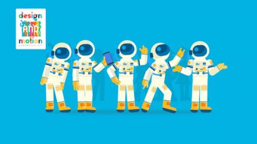 Videohive - D&M Character Kit: Astronaut - 27301413