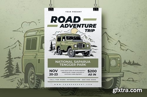 Adventure Trip Tour Flyer