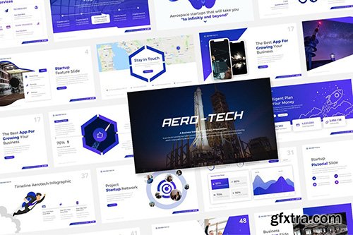 Aero-Tech Technology Powerpoint and Keynote Template