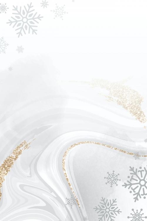 Snowflake Christmas frame on a glitter background vector - 1233990
