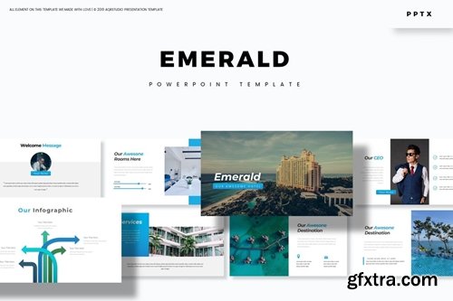 Emerald Powerpoint, Keynote and Google Slides Templates