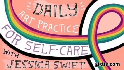 Daily Art Practice for Self-Care: 14 Days of Messages To Yourself