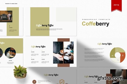 Coffeberry Powerpoint, Keynote and Google Slides Templates