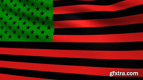 Videohive African American Flag 4K 27320574