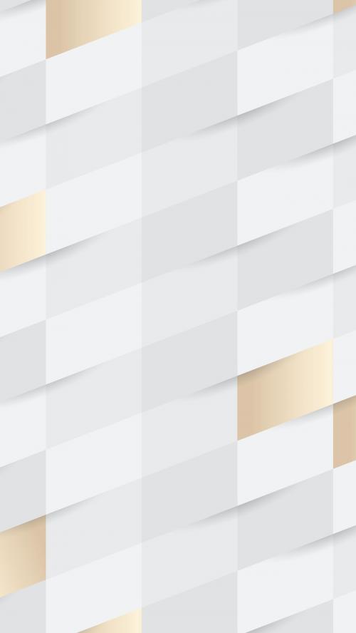 White and gold seamless weave pattern background mobile phone wallpaper vector - 1229469