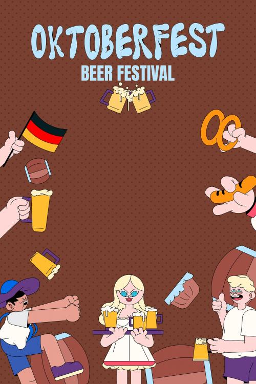 Oktoberfest beer festival celebration vector - 1178927