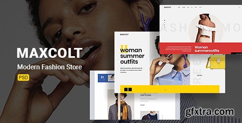 Maxcolt – Modern Fashion Store PSD Template 23706788