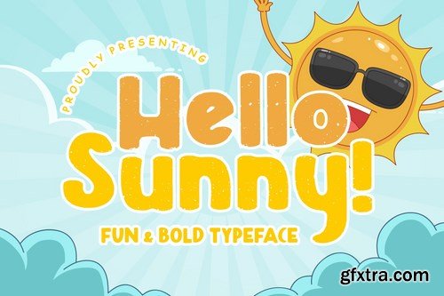 Hello Sunny Fun & Bold Typeface
