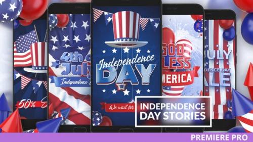 Videohive - 4th Of July Instagram Stories for Premiere - 27422961