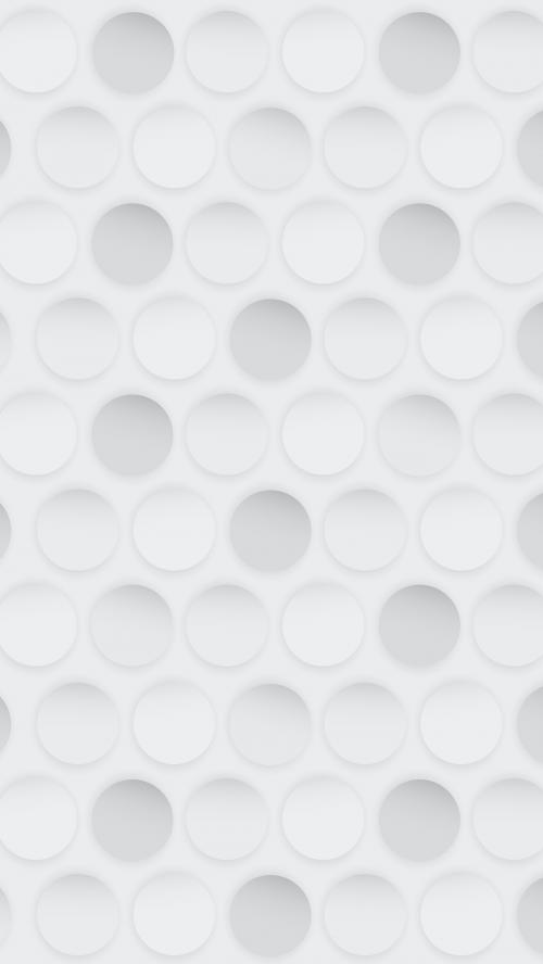 White and gray seamless round pattern mobile phone wallpaper vector - 1229526