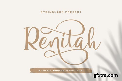 CM - Renitah - Lovely Script Font 5095440